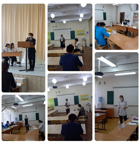 "Ұшқыр ой алаңы"  атты аудандық дебат