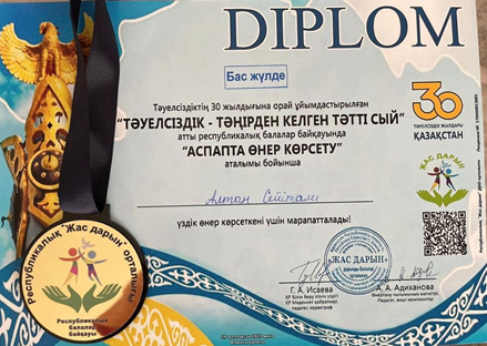 “Аспапта өнер көрсету” аталымы бойынша бас жүлде