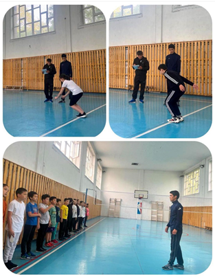 Ашық сабақ: «Қозғалыс белсенділігі арқылы денсаулықты нығайту Бір орыннан ұзындыққа секіру»